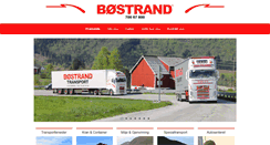 Desktop Screenshot of bostrand.no